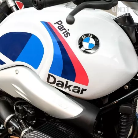 Autocollant réservoir Sport Automobile Paris-Dakar Unit Garage BMW R NineT