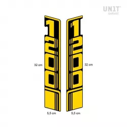 Autocollant réservoir 40th Anniversary Paris-Dakar Unit Garage BMW R NineT