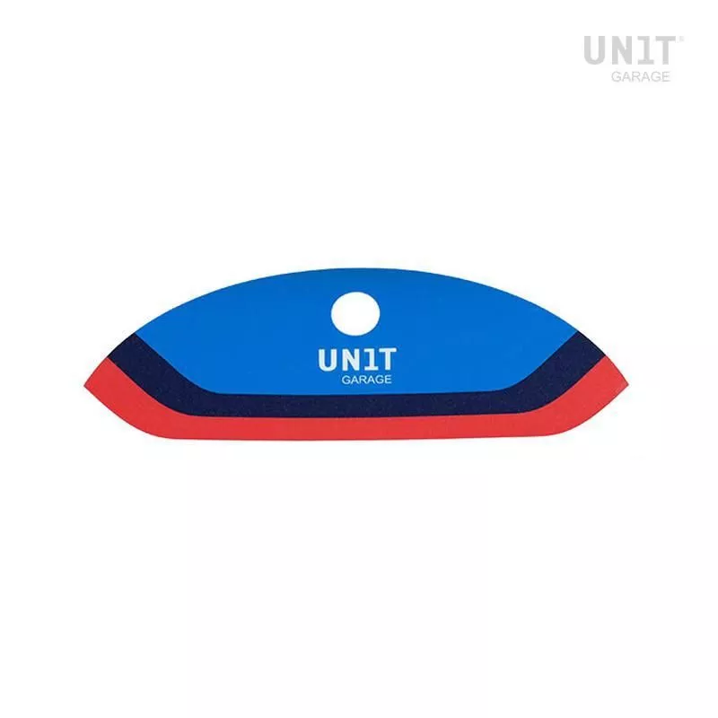 Autocollant de plaque Unit Garage - bleu