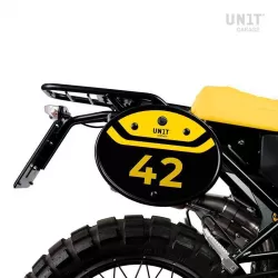 Unit Garage plate sticker - yellow