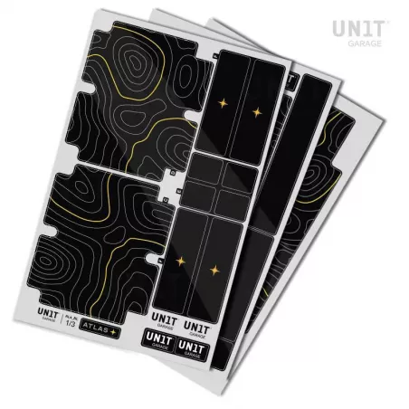 Autocollants de top-case Atlas Unit Garage