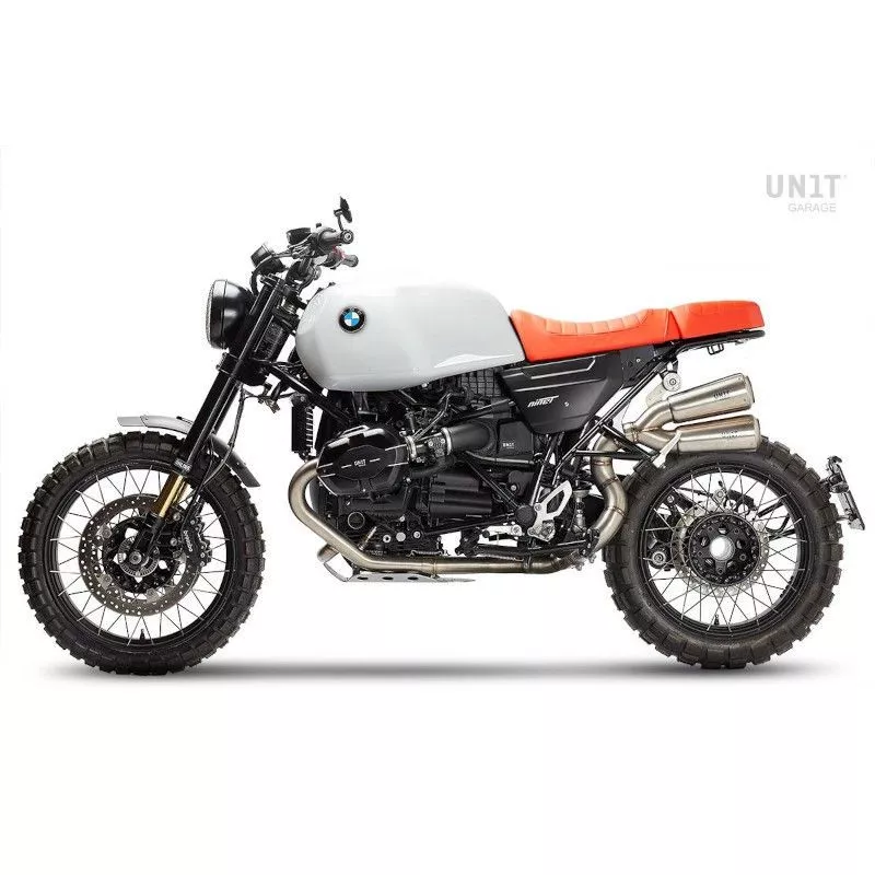 Kit NineT /7 orange saddle Unit Garage BMW R NineT - white