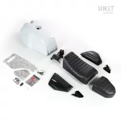 Kit NineT /7 selle noire Unit Garage BMW R NineT - blanc