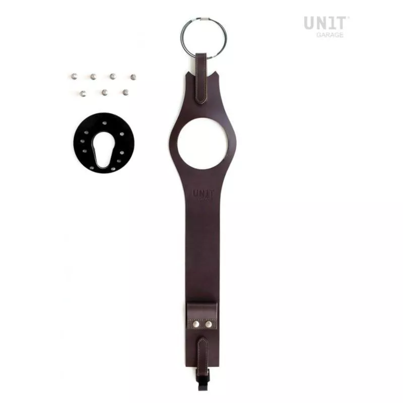 Ceinture de réservoir Unit Garage BMW R 12 NineT & R NineT - marron