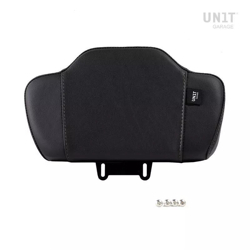 Atlas Unit Garage top-case leather backrest - black