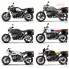 Paire de valises Atlas + cadres Unit Garage BMW R NineT - 41/47 litres