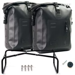 Set 2 Khali panniers + asymmetrical double frame Unit Garage BMW R NineT