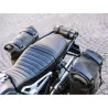 Moss Grey split leather bag set + BMW R NineT Unit Garage holder - 22/30 liters