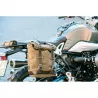Unit Garage Moss Grey leather pannier set + right-hand bracket BMW R NineT - 22/30 liters