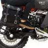 Unit Garage Jet Black leather pannier set + right-hand bracket BMW R NineT - 22.30 liters
