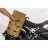 Set sacoche Scram beige + support droit Unit Garage BMW R NineT - 22/30 litres