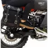 Set 2 leather panniers + double mount Unit Garage BMW R NineT 10/14 liters - Jet Black