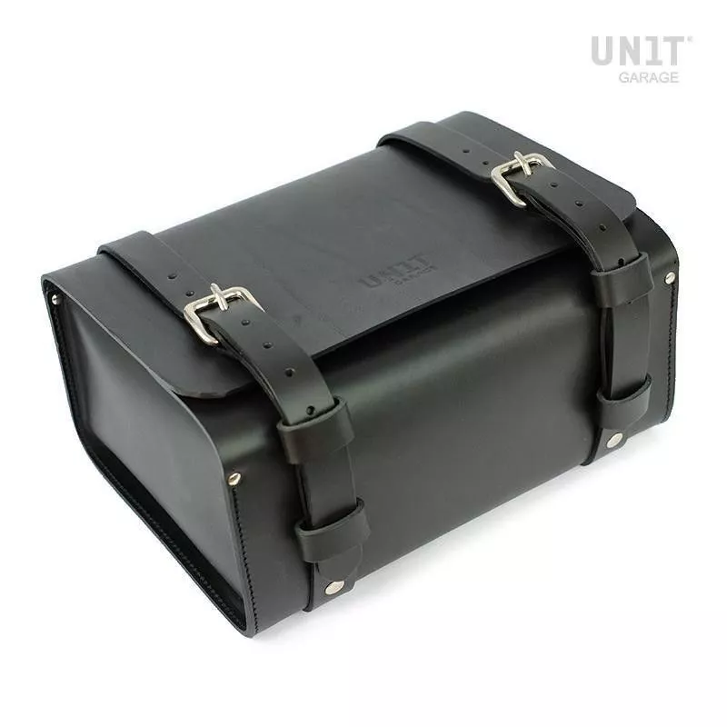Sac de selle Unit Garage en cuir - noir