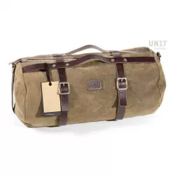 Kalahari Unit Garage 25 liter leather duffel bag - Moss Grey