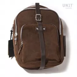 Unit Garage leather tank bag - Colorado Brown