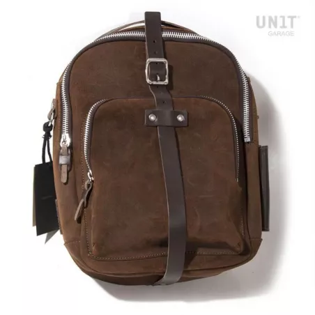 Sacoche de réservoir en cuir Unit Garage - Colorado Brown