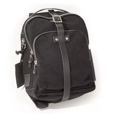 Unit Garage canvas tank bag - black/black