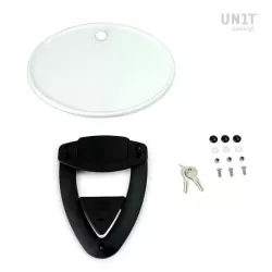 Porte-plaque frontale Unit Garage - blanc