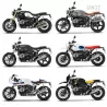 Cadre double pour valises Atlas Unit Garage BMW R NineT - argent