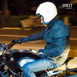 Support de téléphone en cuir pour réservoir Unit Garage - marron