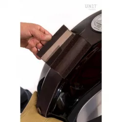 Support de téléphone en cuir pour réservoir Unit Garage - marron