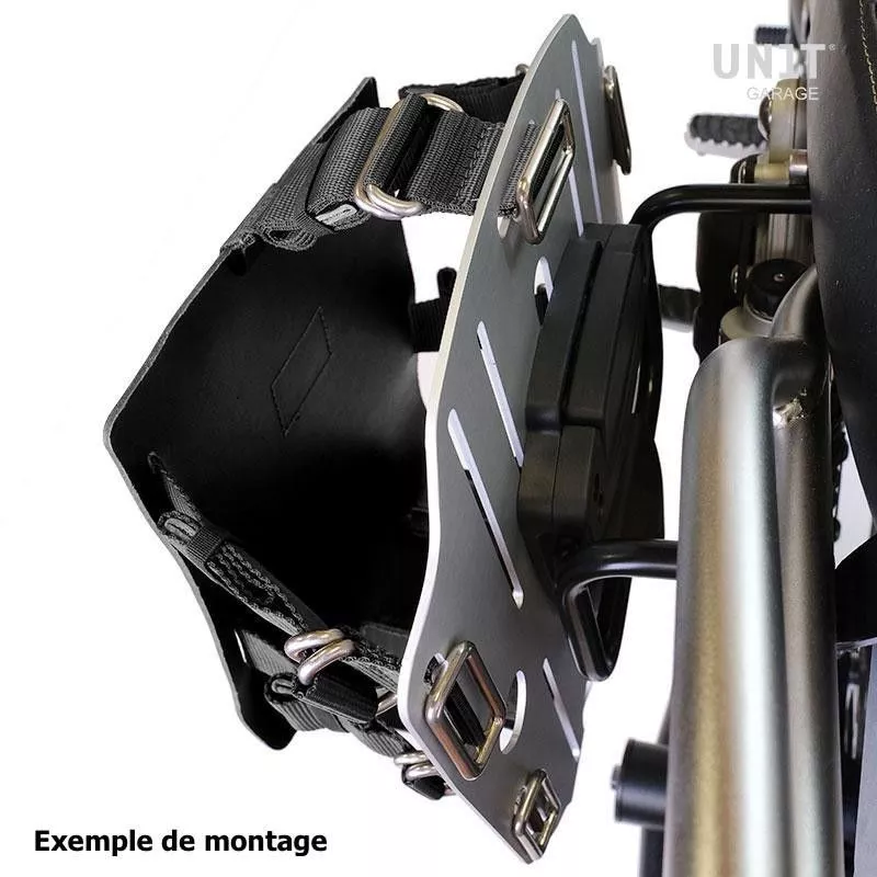 Support de sac en aluminium avec attache rapide Unit Garage - noir