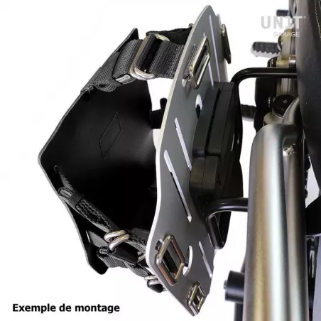 Support de sac en aluminium avec attache rapide Unit Garage - noir