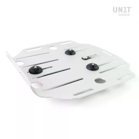 Support de sac en aluminium avec attache rapide Unit Garage - argent