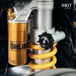 Réglage de précharge des amortisseurs Ohlins Unit Garage BMW R NineT