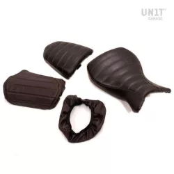 Housse de selle Unit Garage BMW R NineT marron - 2 pièces
