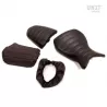 Housse de selle Unit Garage BMW R NineT marron - 2 pièces