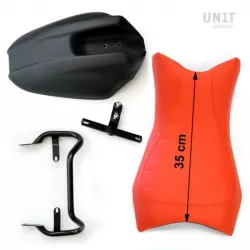 Selle en toile Monoplace Unit Garage BMW R NineT - orange