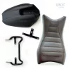 Selle en cuir Monoplace Unit Garage BMW R NineT - marron
