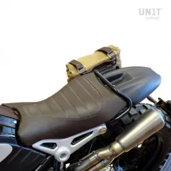 Selle en cuir Monoplace Unit Garage BMW R NineT - marron
