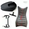 Selle en cuir Monoplace Unit Garage BMW R NineT - marron