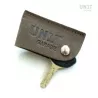 Moss Grey leather key case Unit Garage