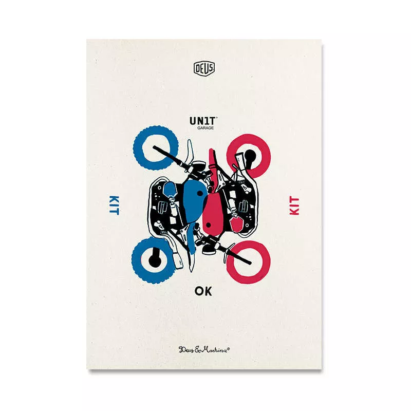 Poster E Deus x Unit Garage