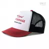 Unit Garage Vintage Trucker Cap - red/white
