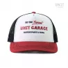Casquette Trucker Vintage Unit Garage - rouge/blanc