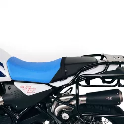 Housse de selle d'origine bicolore Unit Garage BMW R 12 GS - bleu/noir