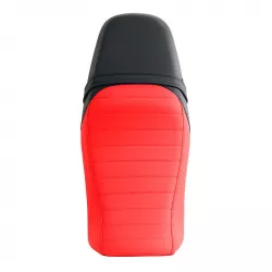 Housse de selle d'origine bicolore Unit Garage BMW R 12 GS - orange/noir