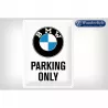 Plaque en tôle BMW Parking Only 30 x 40 cm - Nostalgic Art