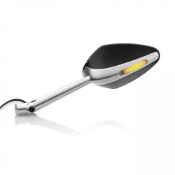 Rétroviseur Veloce L Sport - Anodisé argent, Bi-position Rizoma image 1