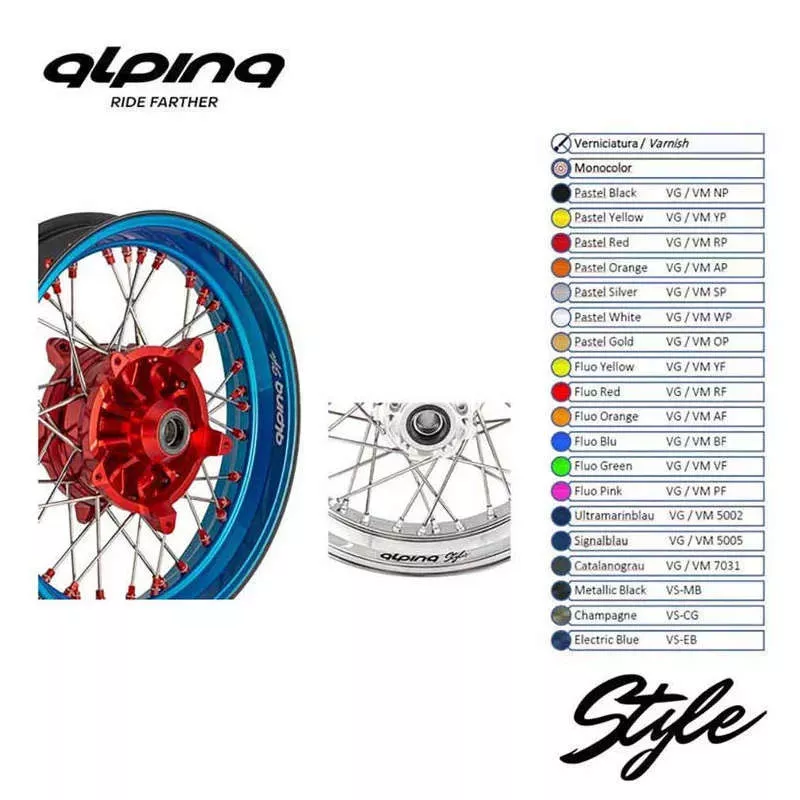 Front wheel 4.25 x 18 Alpina Honda XL 750 Transalp - Style Pack
