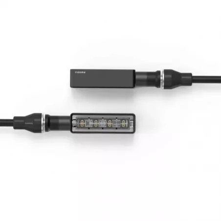 Layer turn signal - Black anodized, Front/Rear Rizoma picture 1