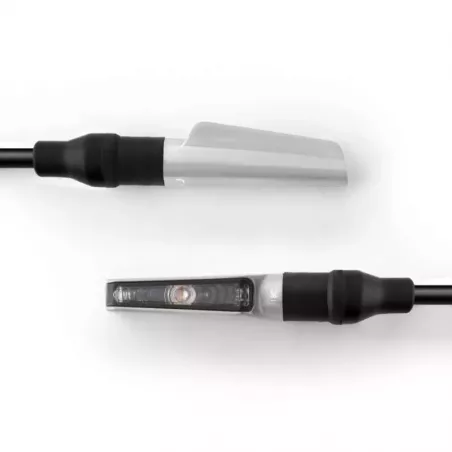 Corsa turn signal - Silver anodized, Front/Rear Rizoma picture 1