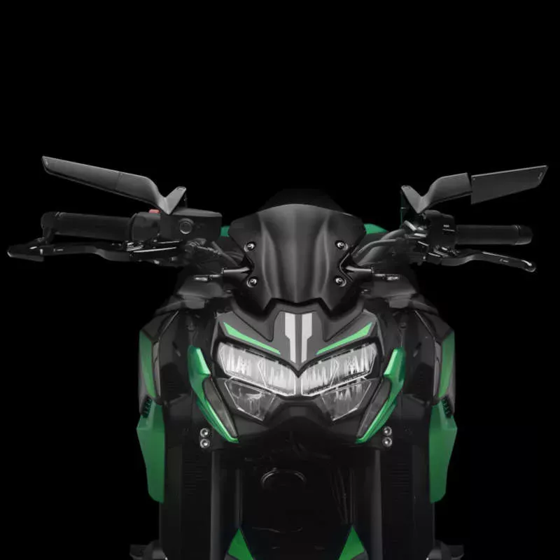 Rétroviseur Stealth Rizoma Kawasaki Z1100 - anodisé gris image 1