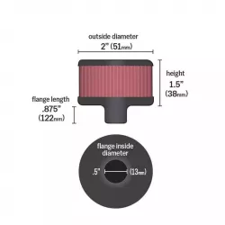K&N engine air filters ● Evotech Perf