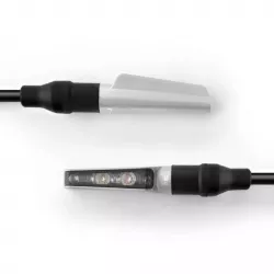 Clignotants Corsa L - Anodisé argent, Avant Rizoma image 1