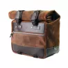Paire de sacoches cuir fendu Cult Colorado Brown + cadres Unit Garage BMW R 12 GS - 40/50 litres
